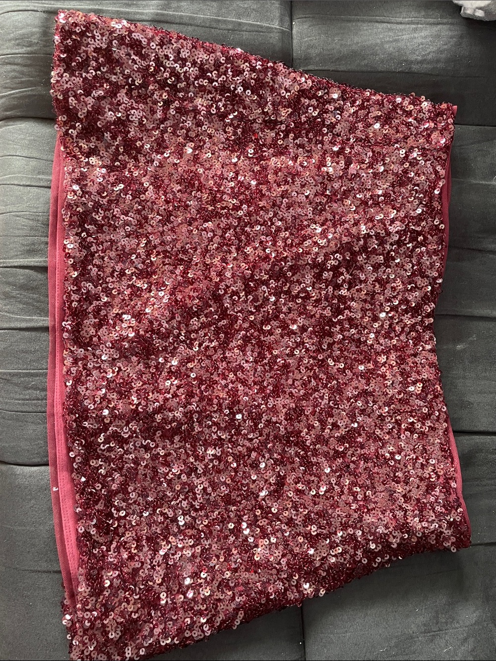 Dynamite Rose Pink Sequin Mini Skirt